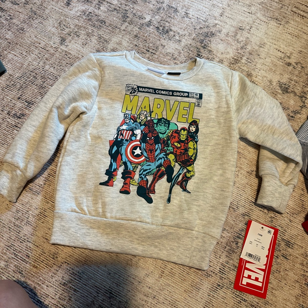 Marvel theme casual sweater